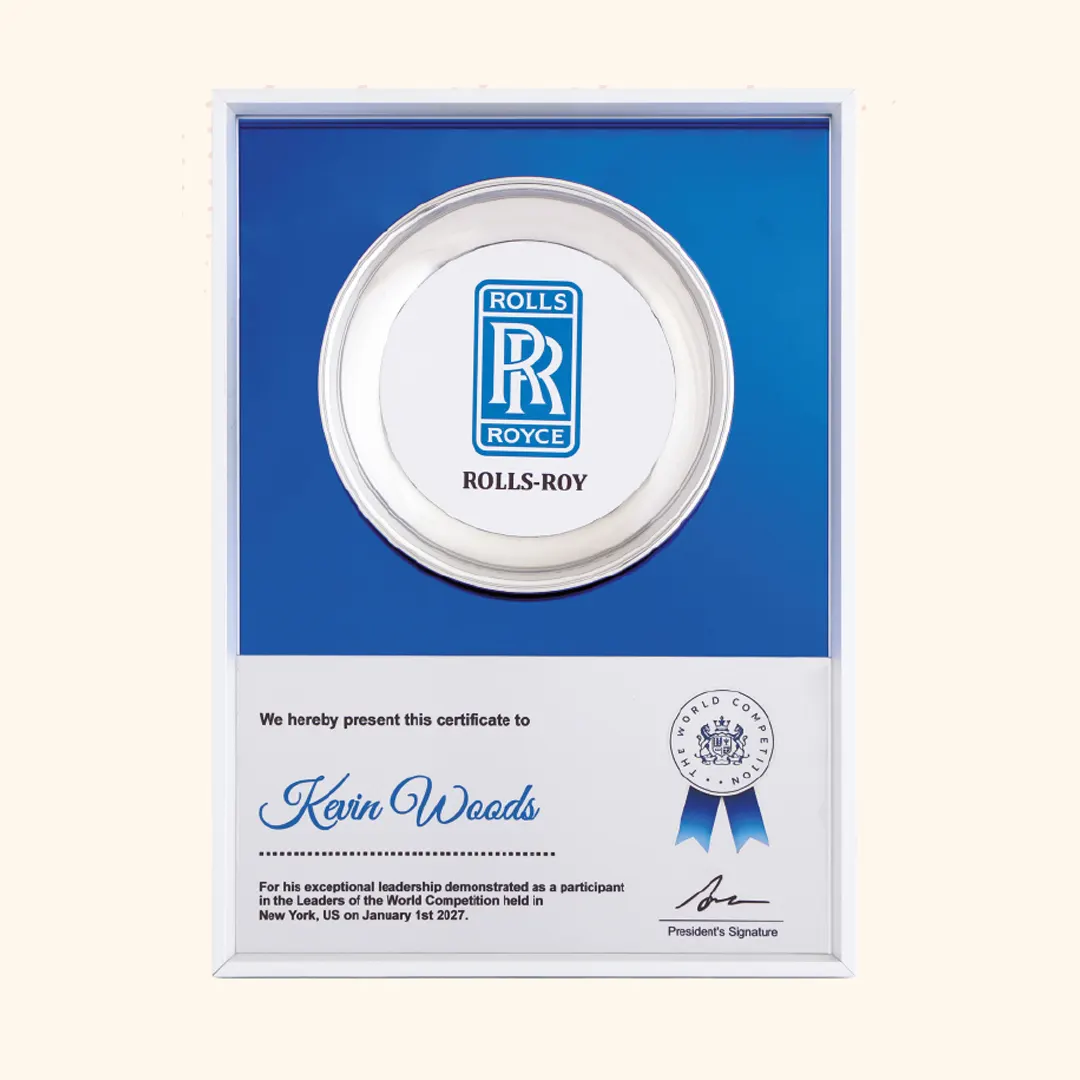 ROLLS ROYCE- PI 26-1006A (METAL FRAME) (12" × 8.5")